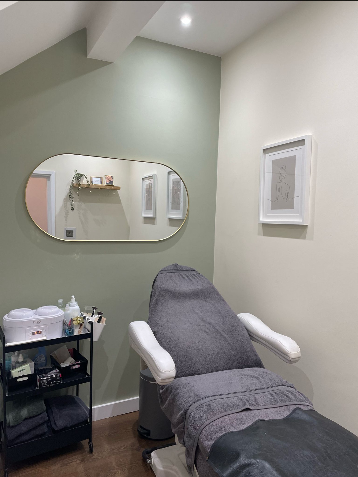 Treatment room 1 Beauty care sheffield